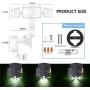 LED Security Lights, Motion Sensor Light Outdoor Flood Light with 3 Adjustable Heads, 4000LM, 42W, IP65 Waterproof for Garage, Patio, Garden, Porch, Yard