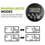 BN-LINK 7 Day Outdoor Heavy Duty Digital Programmable Timer BND/U58S, Dual Outlet, Weatherproof, Heavy Duty, Accurate For Lamps Ponds Christmas Lights 1875W 1/2HP