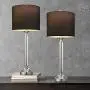 OYEARS Crystal Table Lamp Set of 2 for Living Room Bedroom 27.75“ Modern Buffet Table Lamps for Dining Room with Fabric Drum Shade Black OYEARS Crystal Table Lamp Set of 2 for Living Room Bedroom 27.75“ Modern Buffet Table Lamps for Dining Room with Fabric Drum Shade Black