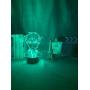 LED 3D Illusion Lamp Sleep Night Light Touch Anime Light Life of Saiki K Led Night Light for Bedroom Decoration Colorful Nightlight Anime Gift 3D Lamp Saiki K HCSM HOICHAN