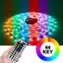 Daybetter Led Strip Lights Waterproof 10M 32.8ft Color Changing RGB 3528 600 LEDs, Led Lights for Bedroom,Holiday