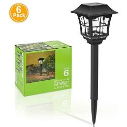 Solar Pathway Lights Outdoor or Solar Lights Outdoor or Solar Garden Lights or Solar Landscape Lights or Solar Lights for Yard/Patio/Walkway/Driveway/Lawn/décor (6)