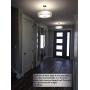 Kira Home Lindos 20'' Modern 3-Light Double Drum Chandelier + Glass Diffuser, Stem-Hung with Adjustable Height, Brushed Nickel Finish