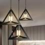 EEEKit Industrial Pendant Light Fixture, Black Cage Pendant Lights, E26 Base Farmhouse Fixture for Kitchen Island Dining Room Table Foyer Entryway Hallway EEEKit Industrial Pendant Light Fixture, Black Cage Pendant Lights, E26 Base Farmhouse Fixture for Kitchen Island Dining Room Table Foyer Entryway Hallway