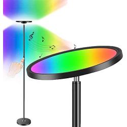 Boxlood Smart Floor Lamp Works with Alexa Google, 2.4GHz Wi-Fi Only, 66 inch 25W 2000LM Super Bright, Remote & Group Control, Dimmable, 16 Million RGBCW Color Changing for Living Room Bedroom Office