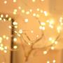 KHTO DIY Led Desk Tree Lamp, Desk Table Decor 108 LED Head Lights for Home,Bedroom, Indoor,Wedding Party, Decoration Touch Switch Battery Powered or USB Adapter