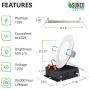 Sunco Lighting 12 Pack 4 Inch Slim LED Downlight with Junction Box,10W=60W, 650 LM, Dimmable, 3000K Warm White, Recessed Jbox Fixture, Simple Retrofit Installation - ETL & Energy Star