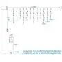 TORCHSTAR 16.4ft Extendable Icicle Lights with 216 LEDs, LED Starry Long Drop String Lights, Decoration Fairy Lights for Living Room, Holliday, Blue