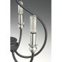 Progress Lighting P400030-143 Whisp Six-Light Chandelier, Graphite