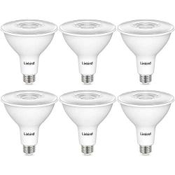 Linkind PAR38 Dimmable LED Light Bulb, 13W (90W Equivalent), 3000K Warm White, 1000lm, Indoor/Outdoor Flood Light, Wet Location, UL Listed, FCC, 6 Pack