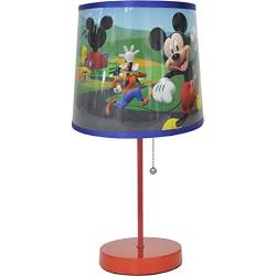 Disney Mickey Mouse Table Lamp Red