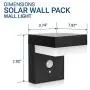 Hyperikon LED Solar Lights Outdoor, Wall Pack Fence Sconce, 4000K Daylight, PIR and Photocell Sensor 2 Pack Hyperikon LED Solar Lights Outdoor, Wall Pack Fence Sconce, 4000K Daylight, PIR and Photocell Sensor 2 Pack