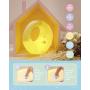 SomeShine Kids Night Light - Rechargeable Moon Nursery Night Light with Auto-Off Timer, Safe and Durable Kawaii Lamp and Glowing Companion for Baby Feeding, Diaper Changing and Midnight Bathroom Trips
