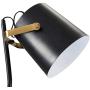 CO-Z Vintage Floor Lamp Black Adjustable, Industrial Standing Lamp with Metal Shade, Rustic Floor Lamp Task for Living Room Bedroom Reading Office.
