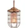 Westinghouse Lighting 6347900 Ferry One-Light Outdoor Wall Fixture, Washed Copper Finish with Clear Seeded Glass,