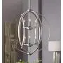 Spherical Brushed Nickel Orb Pendant Chandelier 24'' Wide Modern Open Frame 6-Light Fixture for Dining Room House Foyer Kitchen Island Entryway Bedroom Living Room - Possini Euro Design