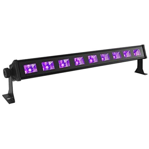 Black Light, OPPSK 27W 9LED UV Black Light Bar, Fit for 16x16ft Glow in The Dark Party Supplies, Black Lights for Bedroom Poster Birthday Wedding Party Stage Lighting