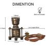 Decoluce Vintage Industrial Table Pipe Desk Lamp Retro Loft Rustic Steampunk Iron Without Edison Bulb,Antique Desk Lamps Bedside Living Room Bedroom Home Decor with Switch