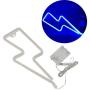 UCSAJI Lightning LED Neon Lights Lightning Shaped Decor Light Sign Lamp Christmas Wall Decor Birthday Party Kids Room Living Room Home Wedding Party Decor (Blue)
