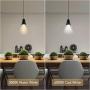 JARLSTAR 110v 10W LED Modern Pendant Lights Spot Light for Kitchen Island Dining Room Bar Counter Restaurant, Ceiling Lights Adjustable Hanging Light Fixture 3000K Warm White