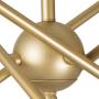 KSANA Brass Chandelier, 8-Light Modern Brass Pendant Ceiling Light Fixture for Kitchen Island, Dining Room, Living Room, Foyer Lighting