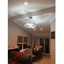 Moooni Round Ring Crystal Chandelier Lighting LED Hanging Pendant Light for Dining Rooms Living Rooms (11.8-19.7 - 27.6 Inches) Chrome Moooni Round Ring Crystal Chandelier Lighting LED Hanging Pendant Light for Dining Rooms Living Rooms (11.8-19.7 - 27.6 Inches) Chrome
