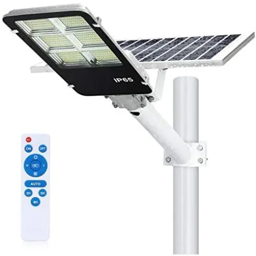 360W Solar Street Lights Outdoor - with Remote Control LED Solar Power Street Lamp 6500K Daylight White 360W Solar Street Lights Outdoor - with Remote Control LED Solar Power Street Lamp 6500K Daylight White