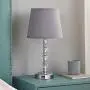 Touch Control 3 Way Dimmable Cute Crystal Table Lamp with 2 USB Charging Ports, Acaxin 17Inch Bedside Light with Mordern Gray Shade, Small Bed Lamp for Bedroom, Living Room, Guest Room(Bulb Included) Touch Control 3 Way Dimmable Cute Crystal Table Lamp with 2 USB Charging Ports, Acaxin 17Inch Bedside Light with Mordern Gray Shade, Small Bed Lamp for Bedroom, Living Room, Guest Room(Bulb Included)