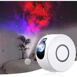 Star Projector, Star Light Night Projector with LED Nebula Cloud (15 Lighting Effects), White Projector for Bedroom/Ceiling/Room Decor and Mood Ambiance Lighting (White)