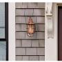 Westinghouse Lighting 6580600 Crestview Vintage One Outdoor Wall Light Sconce, Copper