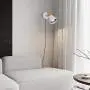 TeHenoo Contemporary White Wall Sconce, Rotatable Wall Lamp with Plug-in Cord for Master Bedroom, Living Room, Guest Room