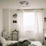 HMVPL Close to Ceiling Light, Farmhouse Flush Mount Lighting Fixtures Industrial Ceiling Lamp 2-Light for Bedroom Kitchen Island Dining Room Foyer Hallway