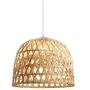 SkyTalent Woven Bamboo Pendant Light, Natural Simple Hand Weaved Pendant Light, Creative Farmhouse Hanging lamp Rattan Chandelier Pendant Ligh for Dining Room Bedroom