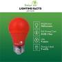 Bioluz LED Red Light Bulbs 60W Replacement Non-Dimmable A19 LED Bulbs 4-Pack