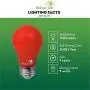 Bioluz LED Red Light Bulbs 60W Replacement Non-Dimmable A19 LED Bulbs 4-Pack