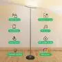 Floor Lamp, SZGMJIA LED WiFi Smart Floor Light with 1-100% Brightness Dimmable & 4 Colors Temperatures, 25W, Eye-Caring Dimmable Reading Standing Lamp for Sewing Living Room Bedroom Office Floor Lamp, SZGMJIA LED WiFi Smart Floor Light with 1-100% Brightness Dimmable & 4 Colors Temperatures, 25W, Eye-Caring Dimmable Reading Standing Lamp for Sewing Living Room Bedroom Office