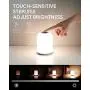 AUKEY Bedside Table Lamp, Night Light for Bedrooms with Rechargeable Internal Battery Dimmable 3000K-6500K Warm White Light & Color Changing RGB AUKEY Bedside Table Lamp, Night Light for Bedrooms with Rechargeable Internal Battery Dimmable 3000K-6500K Warm White Light & Color Changing RGB