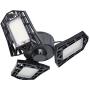 lbye LED Garage Light, 60W Deformable Garage Lighting, 6500LM Adjustable Multi-Position LED Garage Ceiling Lamps, for Garage, Workshop, Warehouse, Basement