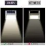 Otdair Solar Deck Lights, 3 LED Warm Light Solar Step Lights Outdoor Auto On/Off Stainless Steel Stair Lights Waterproof Wireless Solar Powered Lights for Fence Patio Garden Pathway - Warm 12 Pack Otdair Solar Deck Lights, 3 LED Warm Light Solar Step Lights Outdoor Auto On/Off Stainless Steel Stair Lights Waterproof Wireless Solar Powered Lights for Fence Patio Garden Pathway - Warm 12 Pack