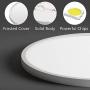 LED Ceiling Light, White Flush Mount Fixture 12 Inch 24W Daylight White Flat Modern Ceiling Lighting, 3200LM 240W Equivalent Ceiling Lamp for Bedroom, Bathroom, Kitchen, Hallway, .etc.