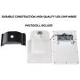 JMKMGL LED Wall Pack Light ,with Photocell ,13W 1600lm 5000K Daylight White, IP65 Rating,Outdoor Security Area Exterior Lights with DLC & ETL (13W photocell)
