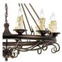 Rodeo Bronze Large Wagon Wheel Chandelier 36'' Wide Rustic Country Cottage 12-Light Fixture for Dining Room House Foyer Kitchen Island Entryway Bedroom Living Room - Franklin Iron Works