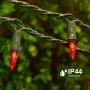 zerproc Red Christmas Lights, 33ft 100 LED String Lights, 120V UL Certified Xmas Tree Lights for Christmas, Halloween, Patio, Holiday, Party, Home, Indoor and Outdoor Decoration