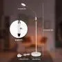 DLLT LED Reading Floor Lamp, Modern Standing Lamp Pole Light, Flexible Adjustable Gooseneck Floor Lamp Standing Task Lighting for Living Room, Bedroom, Office, Sewing, Painting,Piano DLLT LED Reading Floor Lamp, Modern Standing Lamp Pole Light, Flexible Adjustable Gooseneck Floor Lamp Standing Task Lighting for Living Room, Bedroom, Office, Sewing, Painting,Piano