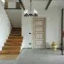 Infront Chandelier Dining Room Lighting Fixtures Hanging Contemporary Chandeliers Modern Kitchen Room Entryway Foyer Light Chandelier Ceiling Hanging Light Fixtures Black Finishing 5-Light