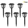 Maggift 8 Lumens Solar Pathway Lights Solar Garden Lights Outdoor Solar Landscape Lights for Lawn Patio Yard Pathway Walkway, 6 Pack