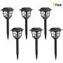 Maggift 8 Lumens Solar Pathway Lights Solar Garden Lights Outdoor Solar Landscape Lights for Lawn Patio Yard Pathway Walkway, 6 Pack