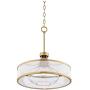 Layne Antique Brass Pendant Light 19'' Wide Modern Silver Organza Clear Glass Fixture for Kitchen Island Dining Room - Possini Euro Design Layne Antique Brass Pendant Light 19'' Wide Modern Silver Organza Clear Glass Fixture for Kitchen Island Dining Room - Possini Euro Design