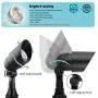 T&X 5W LED Landscape Lighting Landscape Lights, Low Voltage LED Spotlight 450 Lumen Warm White Cast-Aluminum Waterproof for Yard Lawn Porch Patio Outdoor Garden Light (6PK, Black)