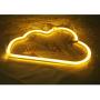 Cloud Neon Light, Cute Neon Cloud Sign, Battery or USB Powered Night Light as Wall Decor for Kids Room, Bedroom, Festival, Party (Yellow)